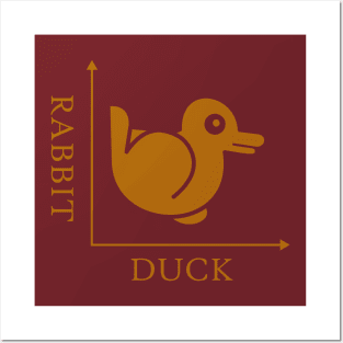 Duck Rabbit Illusion Posters and Art